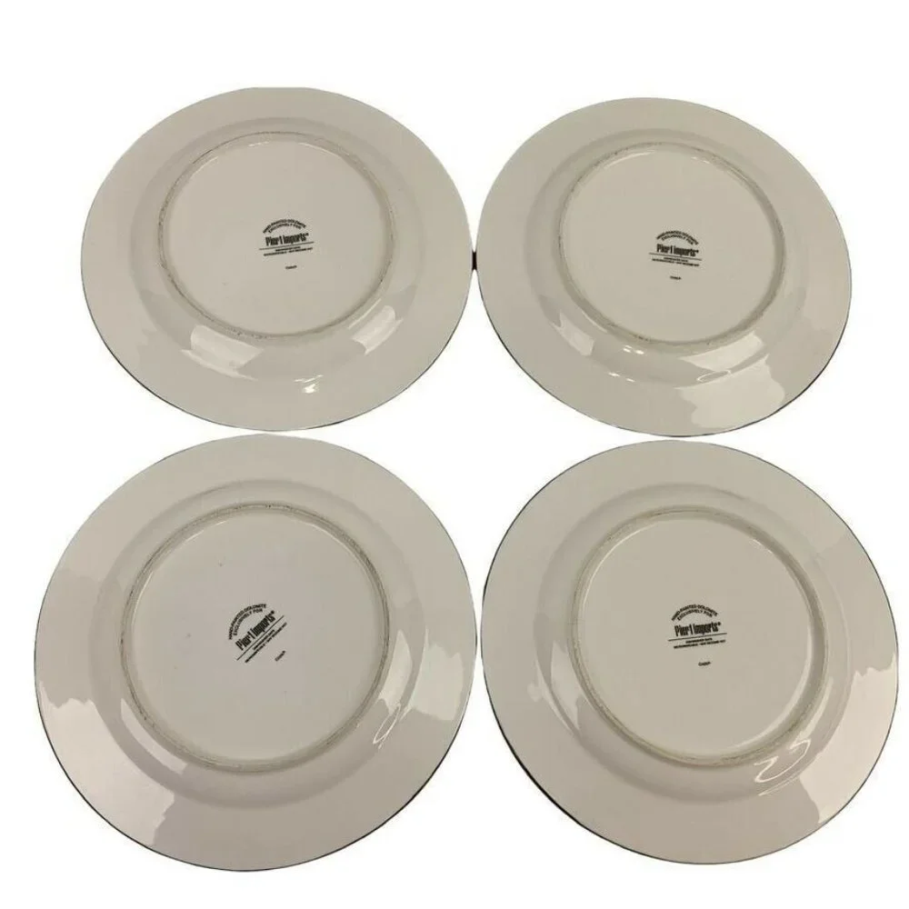 Pier 1 Bird Salad Dessert Lunch Plates 8.5
